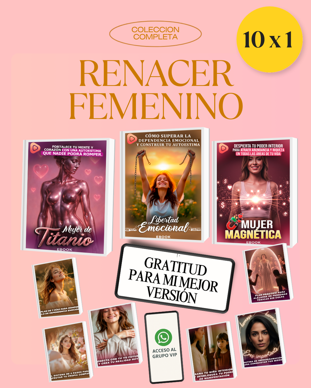 🌸Colección Renacer Femenino 10 x 1